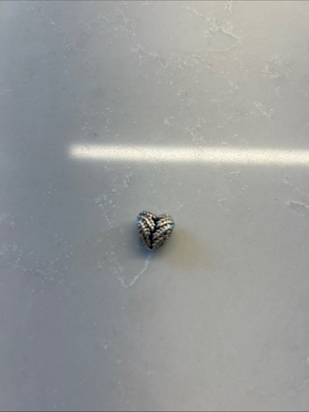 Pandora Silver Braided Heart Charm